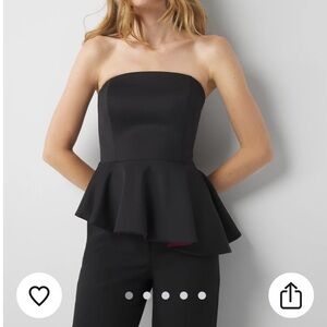 White House Black Market Asymmetrical Hem Bustier size 10